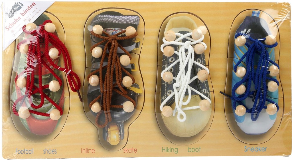 Buty do nauki wiązania Small Foot 8158 - obrazek 2