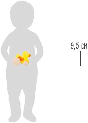 small foot 11048 kaczka z drewna do pchania - obrazek 2