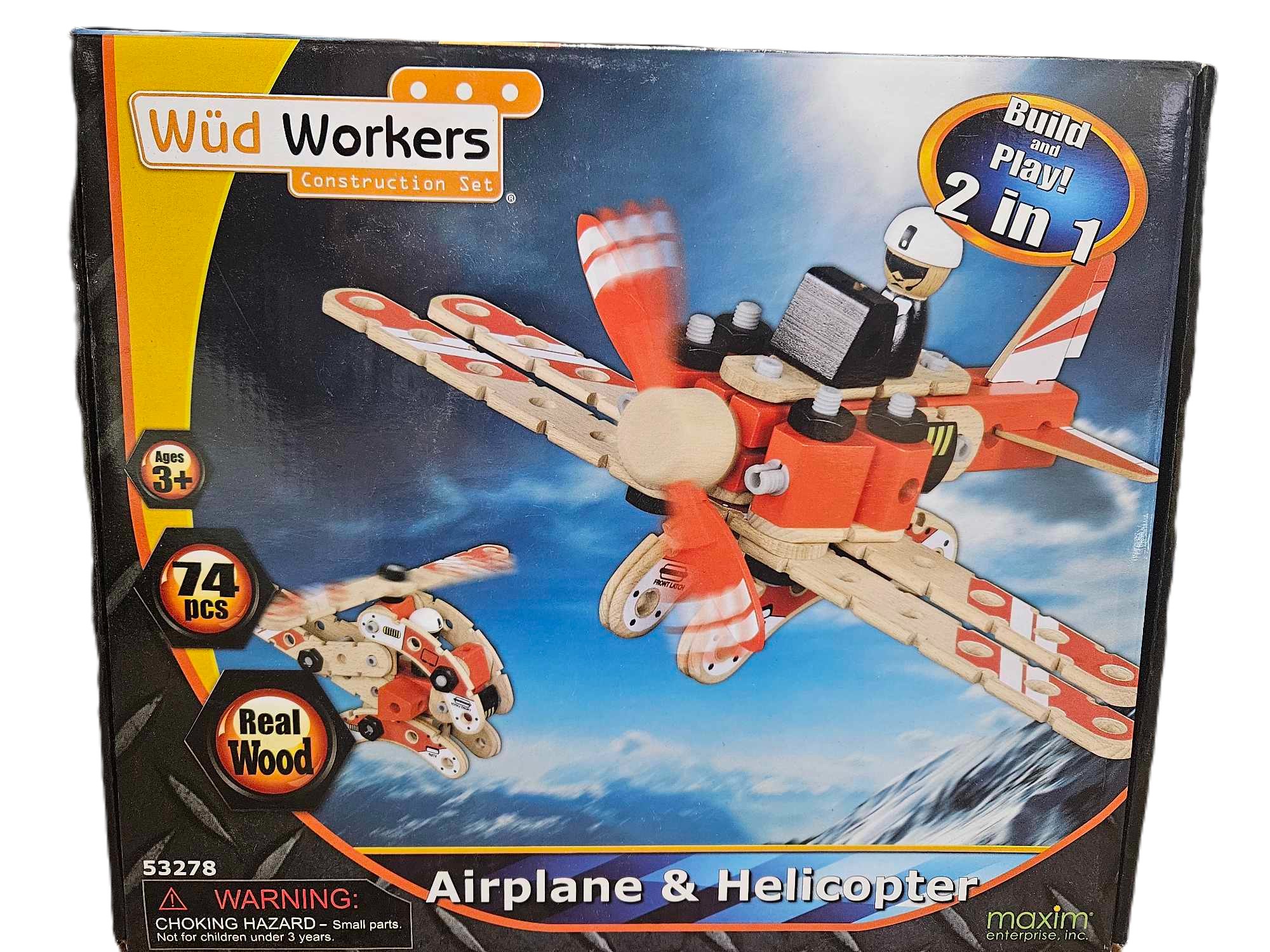 Zestaw do budowy samolotu i helikoptera Small Foot