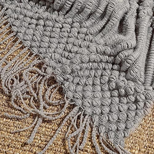 Narzuta w stylu boho z frędzlami - obrazek 2