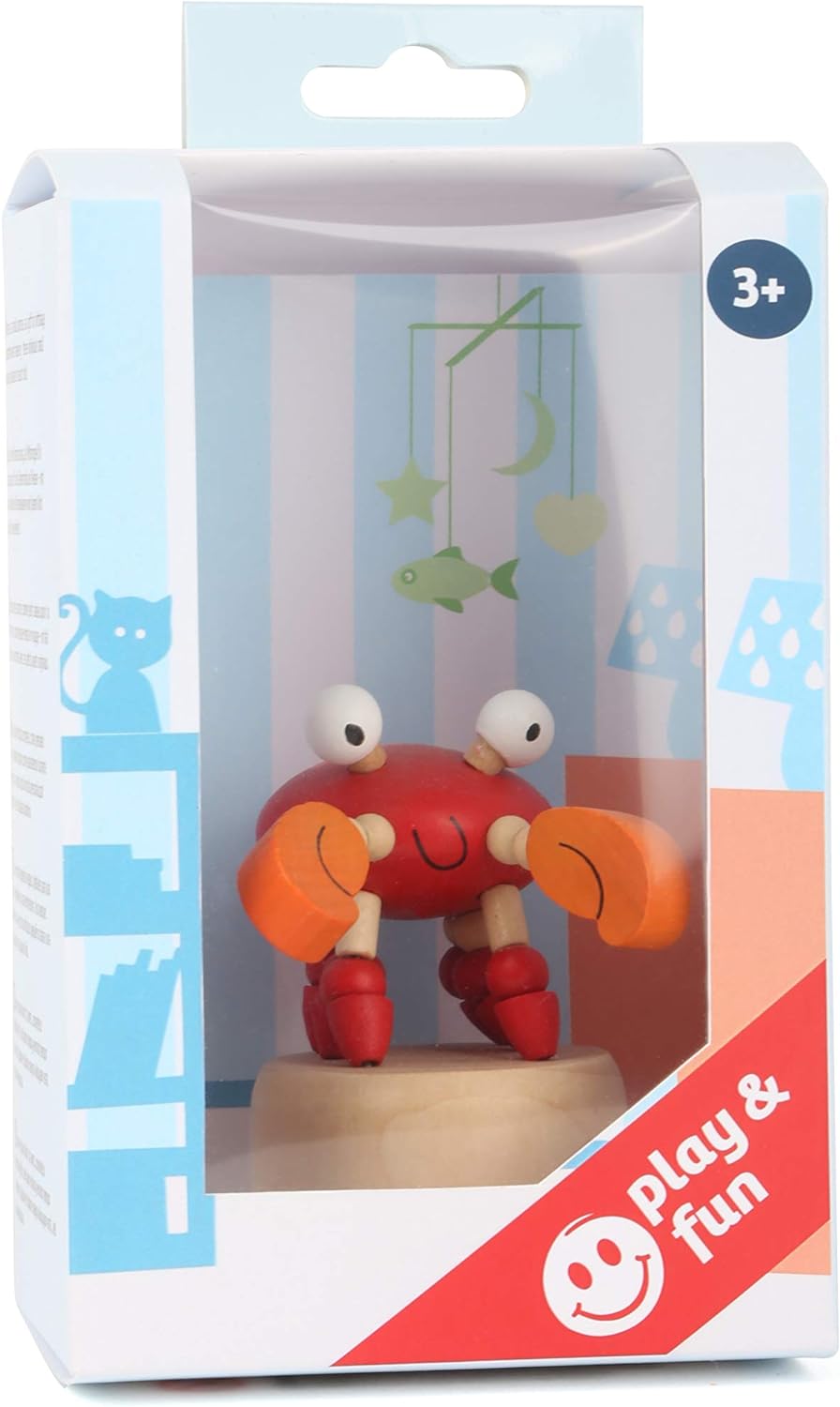 Small Foot 11145 Drewniany Krab - obrazek 2