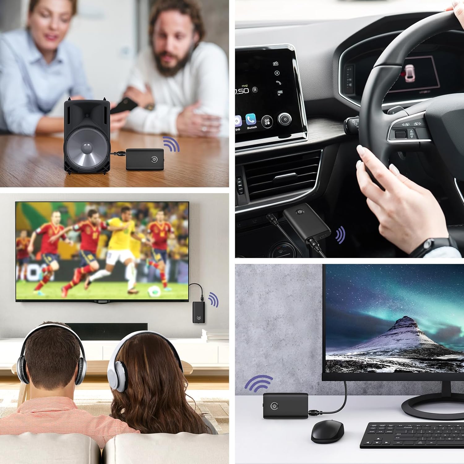 Adapter Bluetooth Aux Jack 3.5 mm B10s - obrazek 2