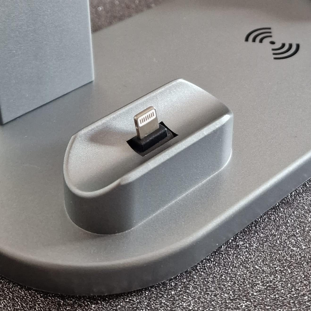 FAST CHARGER Ładowarka bezprzewodowa 4w1 Szara - obrazek 4