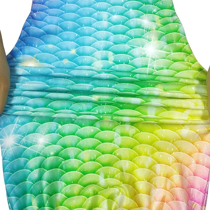 Dziewczęcy strój kąpielowy syrenka - obrazek 3