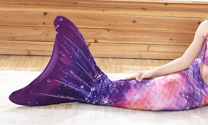 Dziewczęcy strój kąpielowy syrenka - obrazek 4