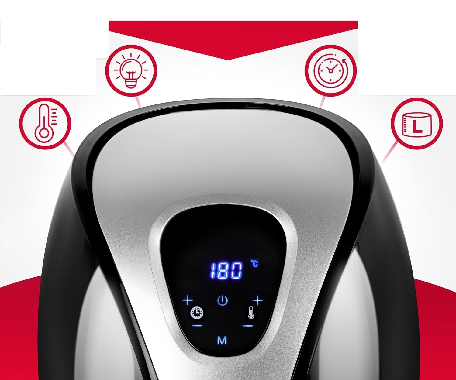 Alpina Frytkownica beztłuszczowa 2,4 L 1500W - obrazek 3