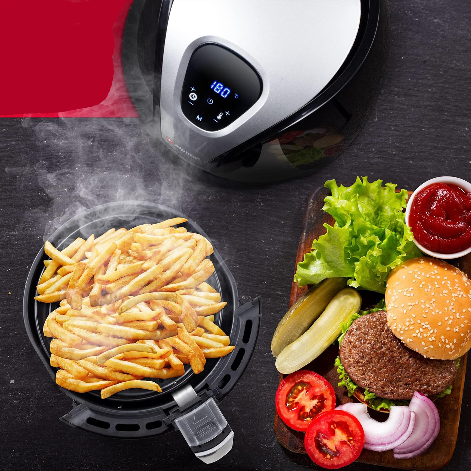 Alpina Frytkownica beztłuszczowa 2,4 L 1500W - obrazek 7