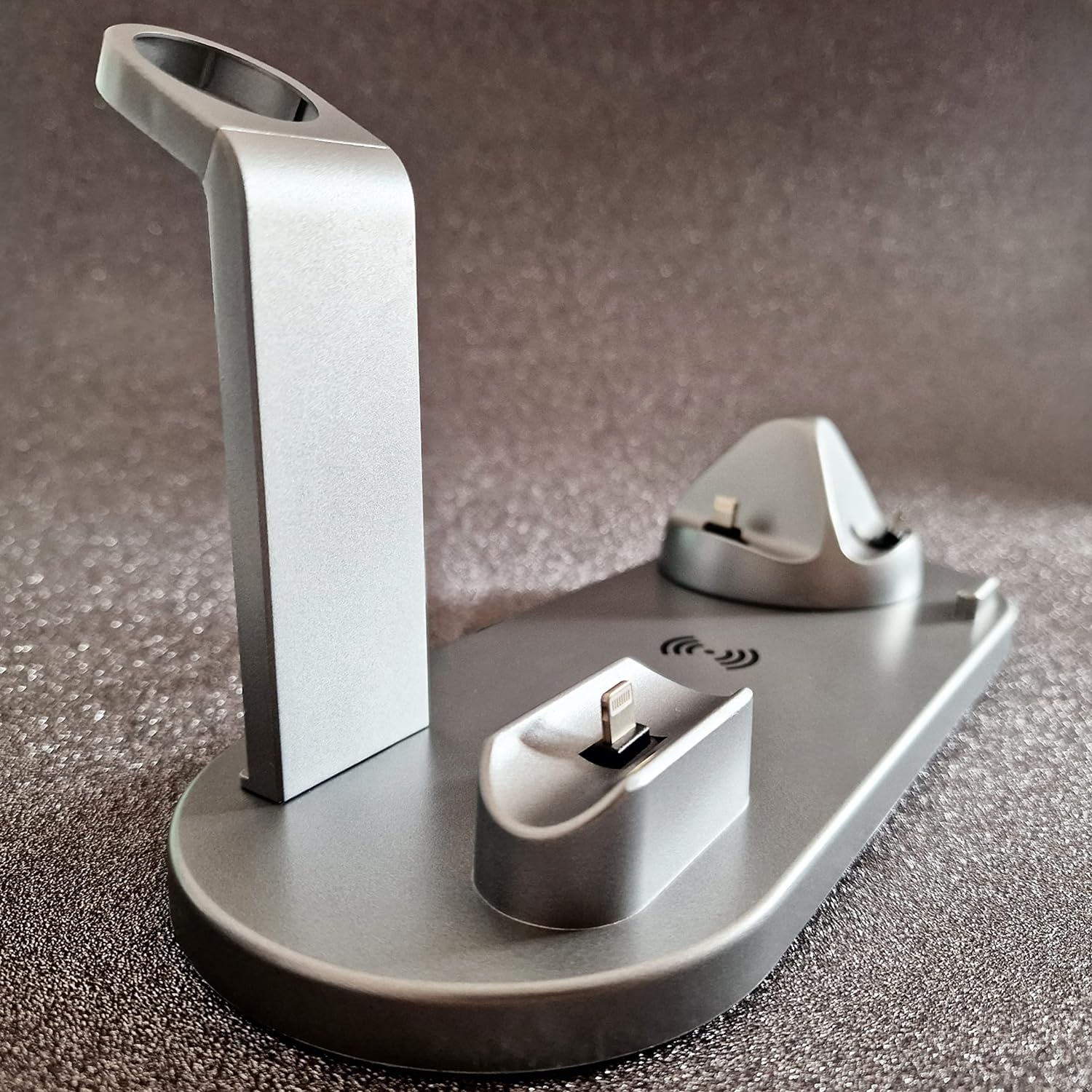 FAST CHARGER Ładowarka bezprzewodowa 4w1 Szara - obrazek 3