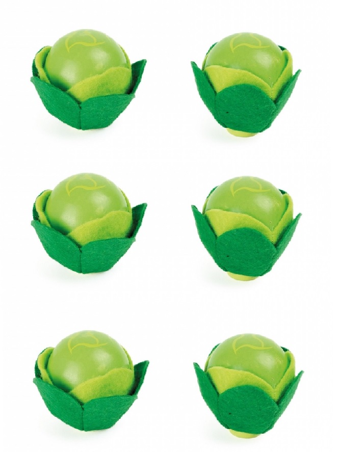 6 x Sałata wykonana z drewana Small Foot