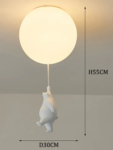 Zestaw Lamp Sufitowych Balony i Misie - obrazek 5