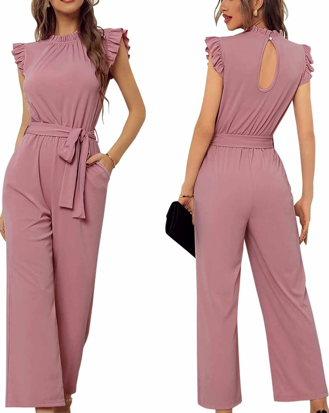 Damski elegancki kombinezon rozmiar M - obrazek 4