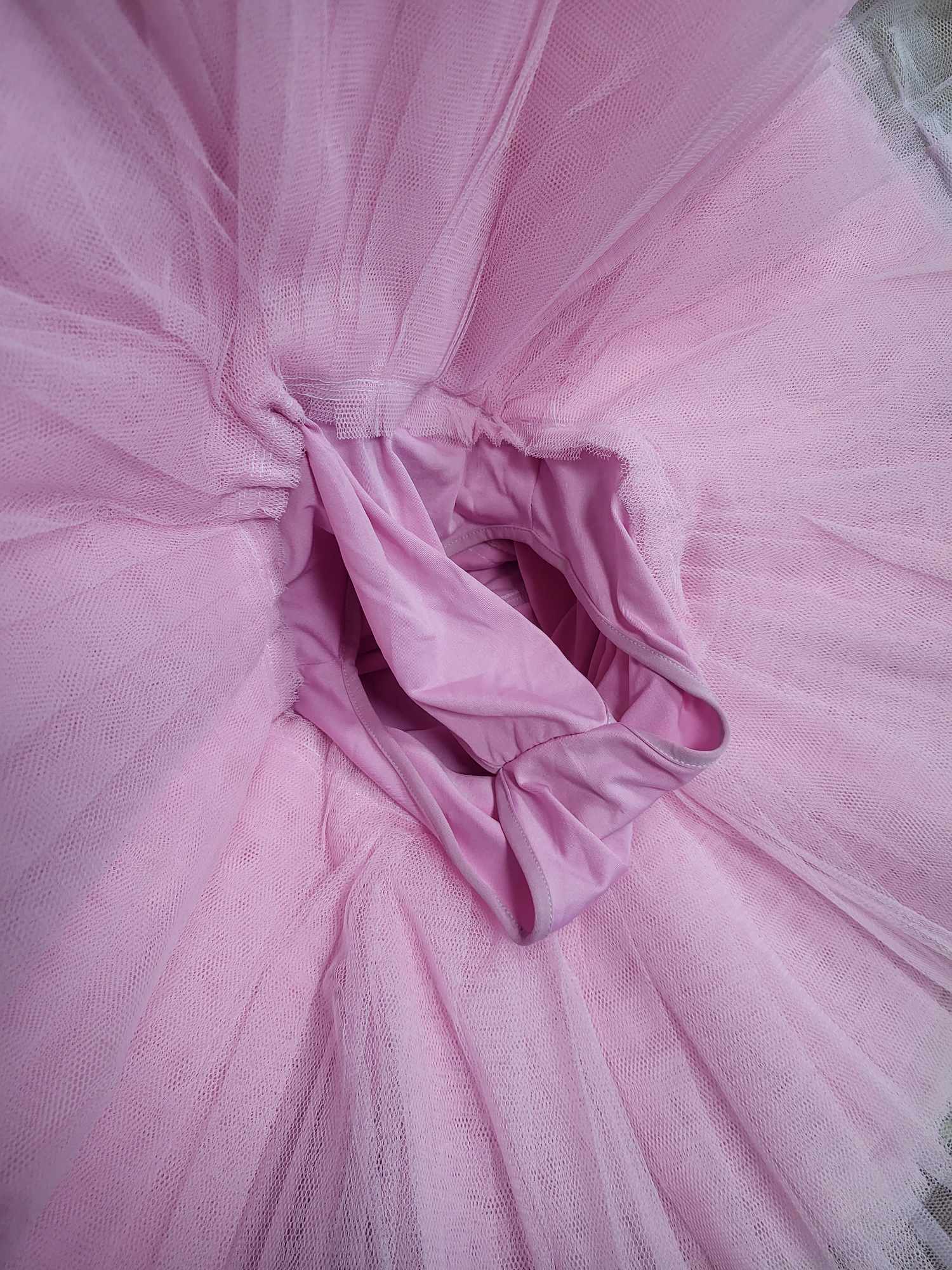 Dziewczęca body/sukienka baletowa strój balet 128 - obrazek 2