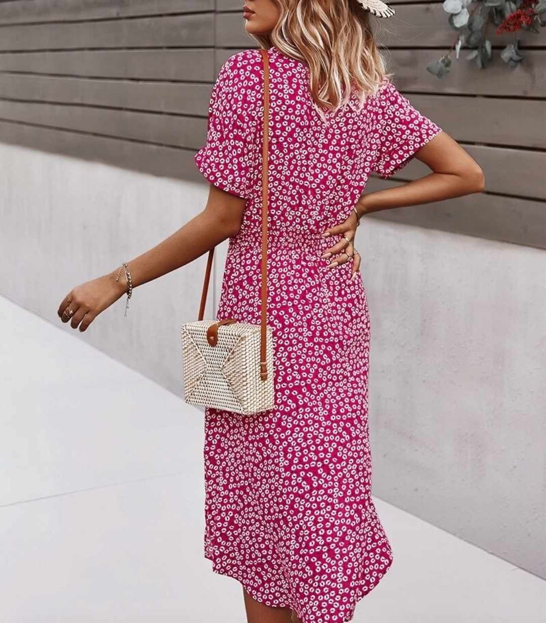 Damska letnia sukienka midi rozmiar M - obrazek 3