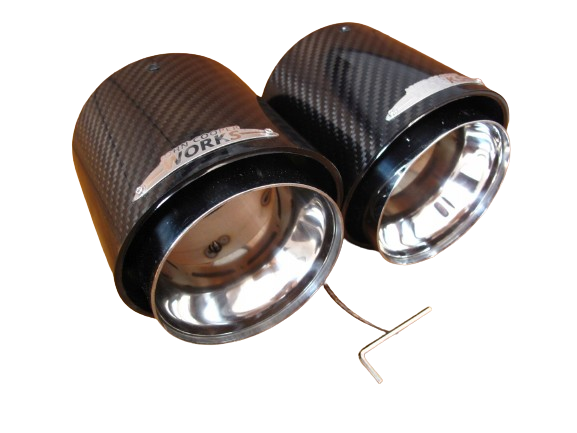 MINI COOPER S F56 F60 - KOŃCÓWKI JCW WORKS CARBON