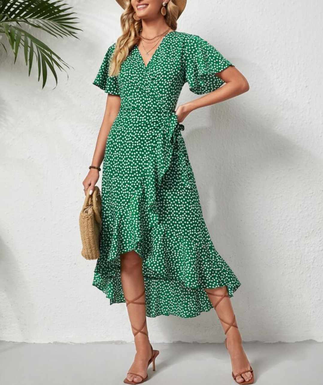 Damska letnia sukienka midi rozmiar L - obrazek 5