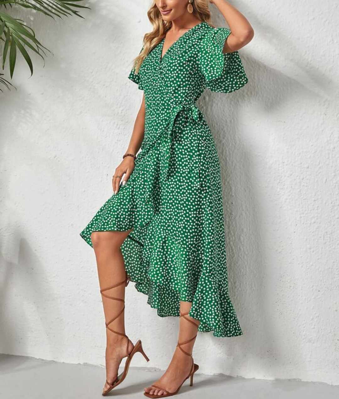 Damska letnia sukienka midi rozmiar L - obrazek 2