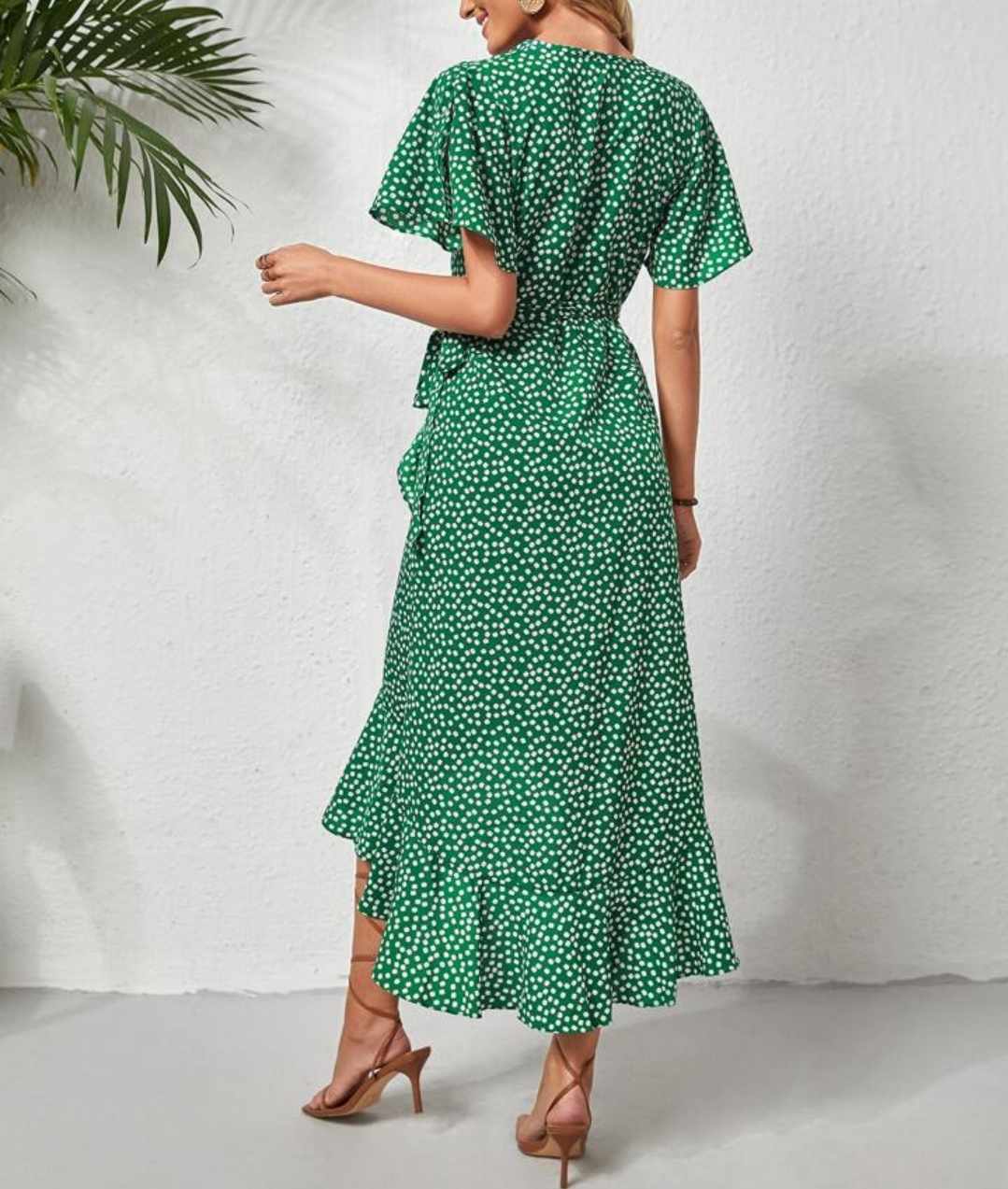 Damska letnia sukienka midi rozmiar L - obrazek 3