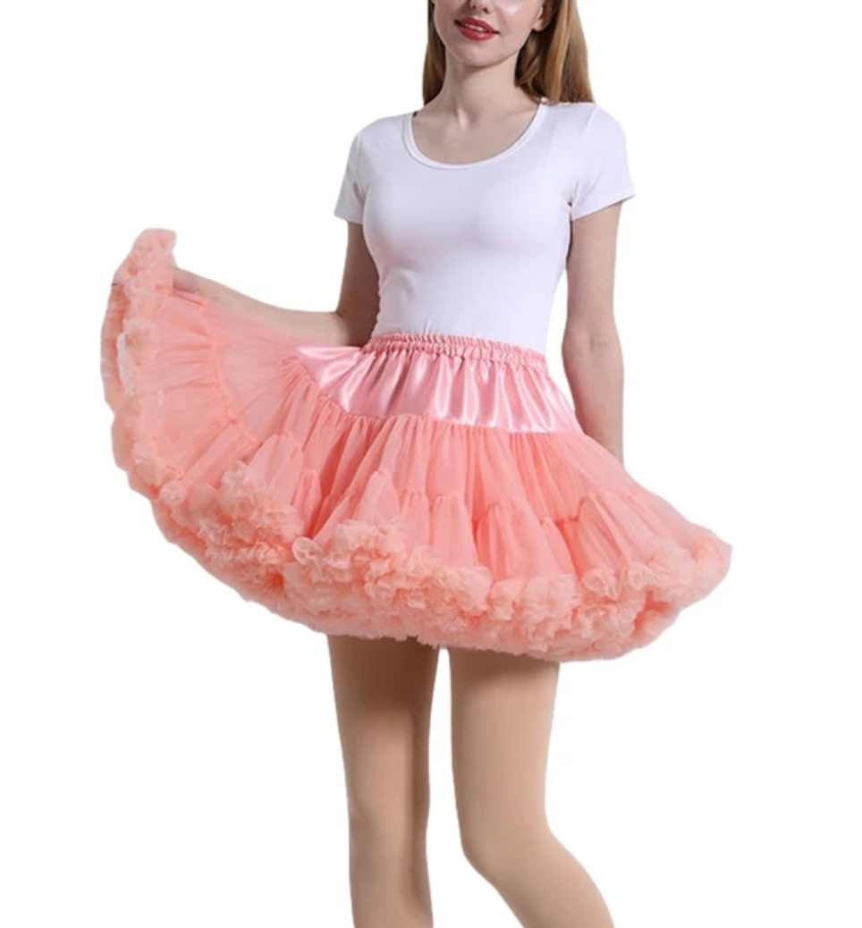 Damska spódnica baletowa w kolorze zielonym - obrazek 2