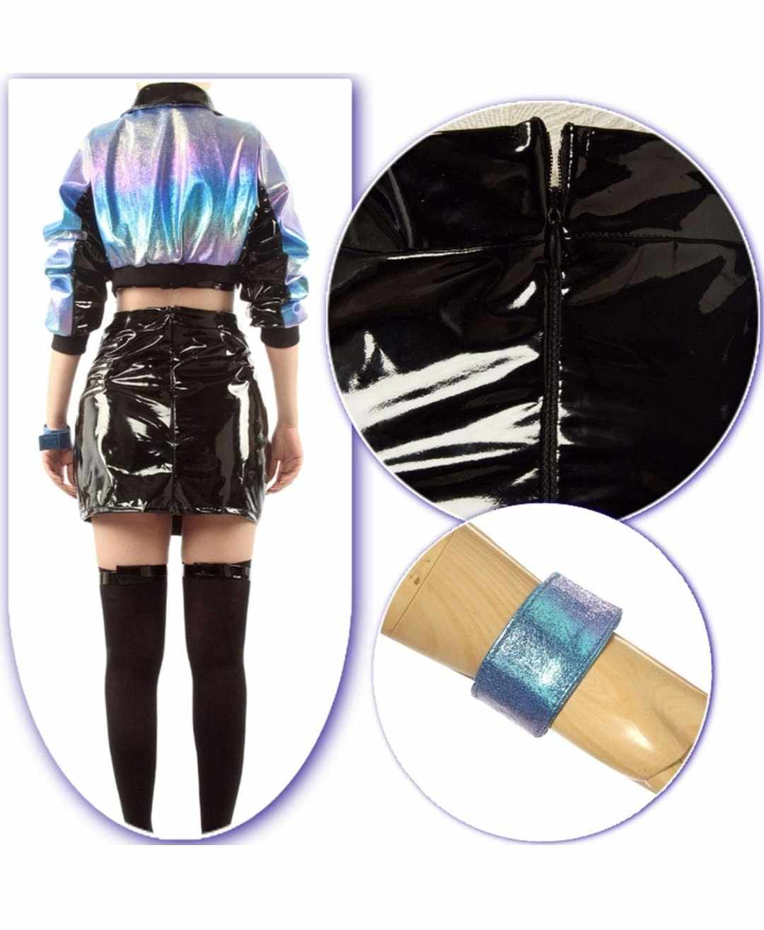 Kostium Xin Hai Yuan Game LOL KDA kostium Cosplay - obrazek 6