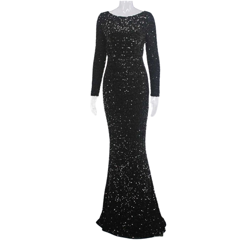 Sukienka damska maxi CEKINOWA rozmiar M