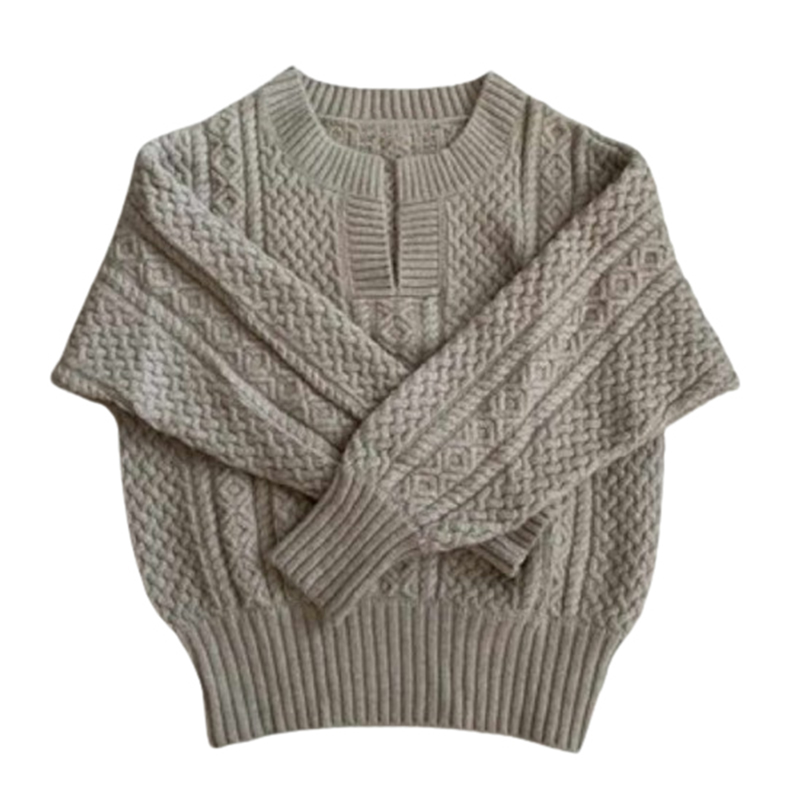 Damski szary sweter wełniany rozmiar L