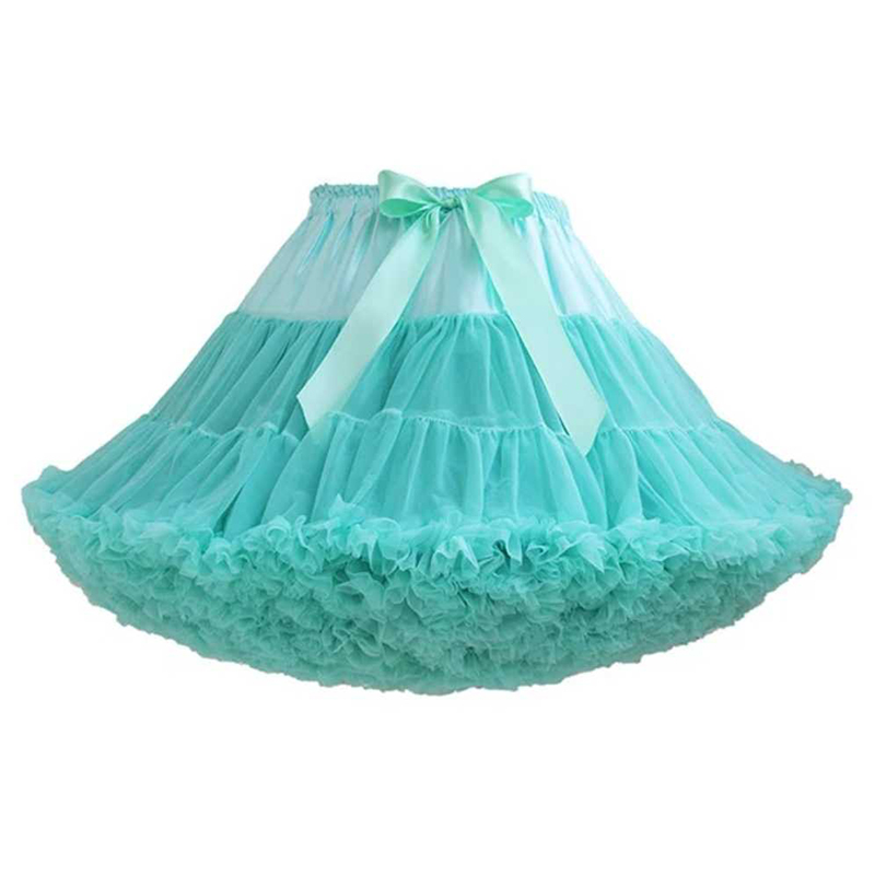 Damska spódnica baletowa w kolorze zielonym