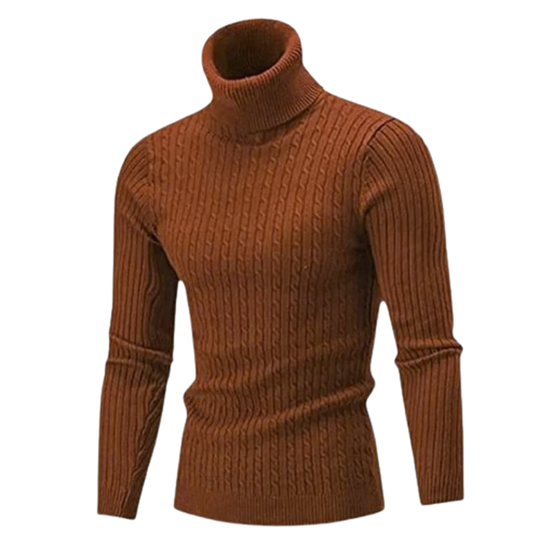 Męski dzianinowy sweter/golf rozmiar M