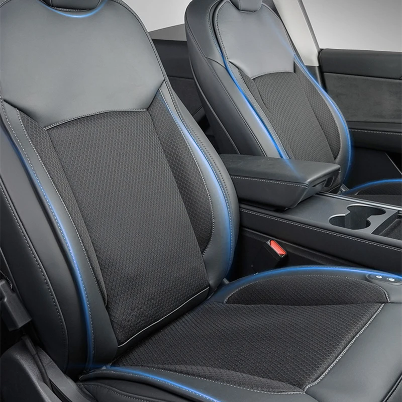 2x Pokrowiec z wentylacją osłona fotela Tesla Model 3/Y - obrazek 5