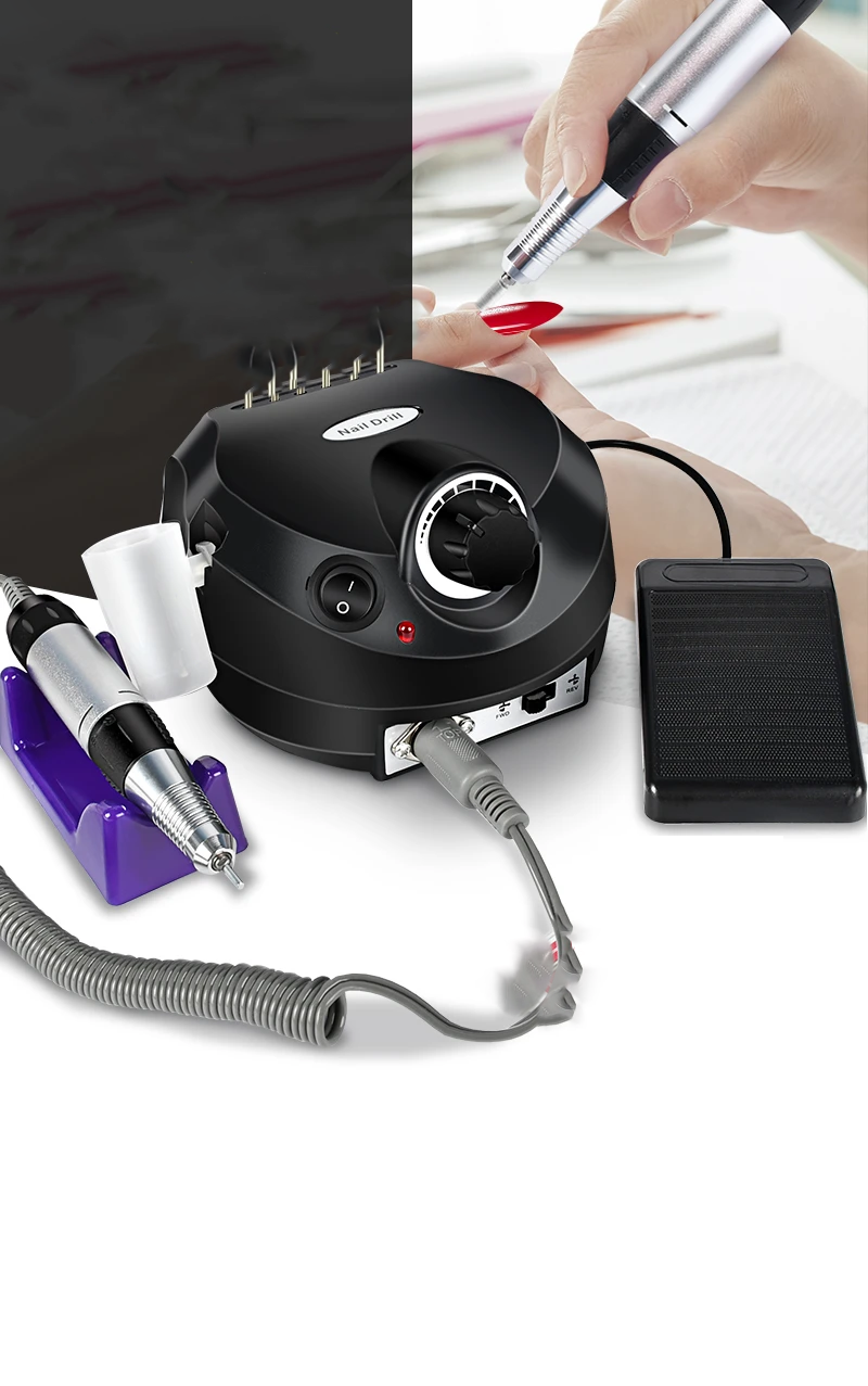 Frezarka do paznokci manicure pedicure 65W Hauwi - obrazek 6