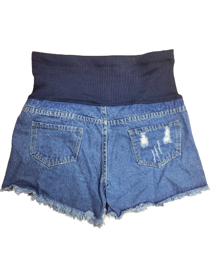 Damskie ciążowe spodenki dżinsowe rozmiar L - obrazek 2