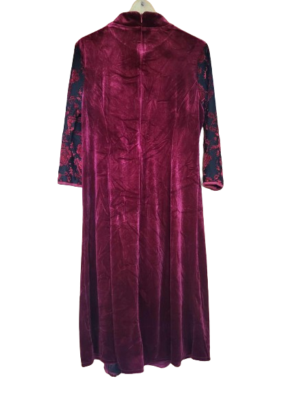 Damska sukienka w chińskim stylu rozmiar XL - obrazek 2