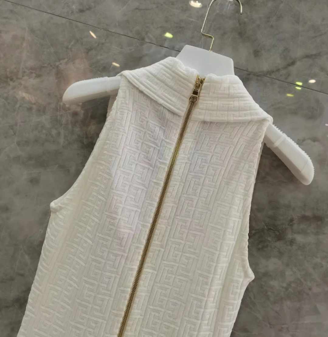 Sukienka damska biała mini rozmiar L - obrazek 3