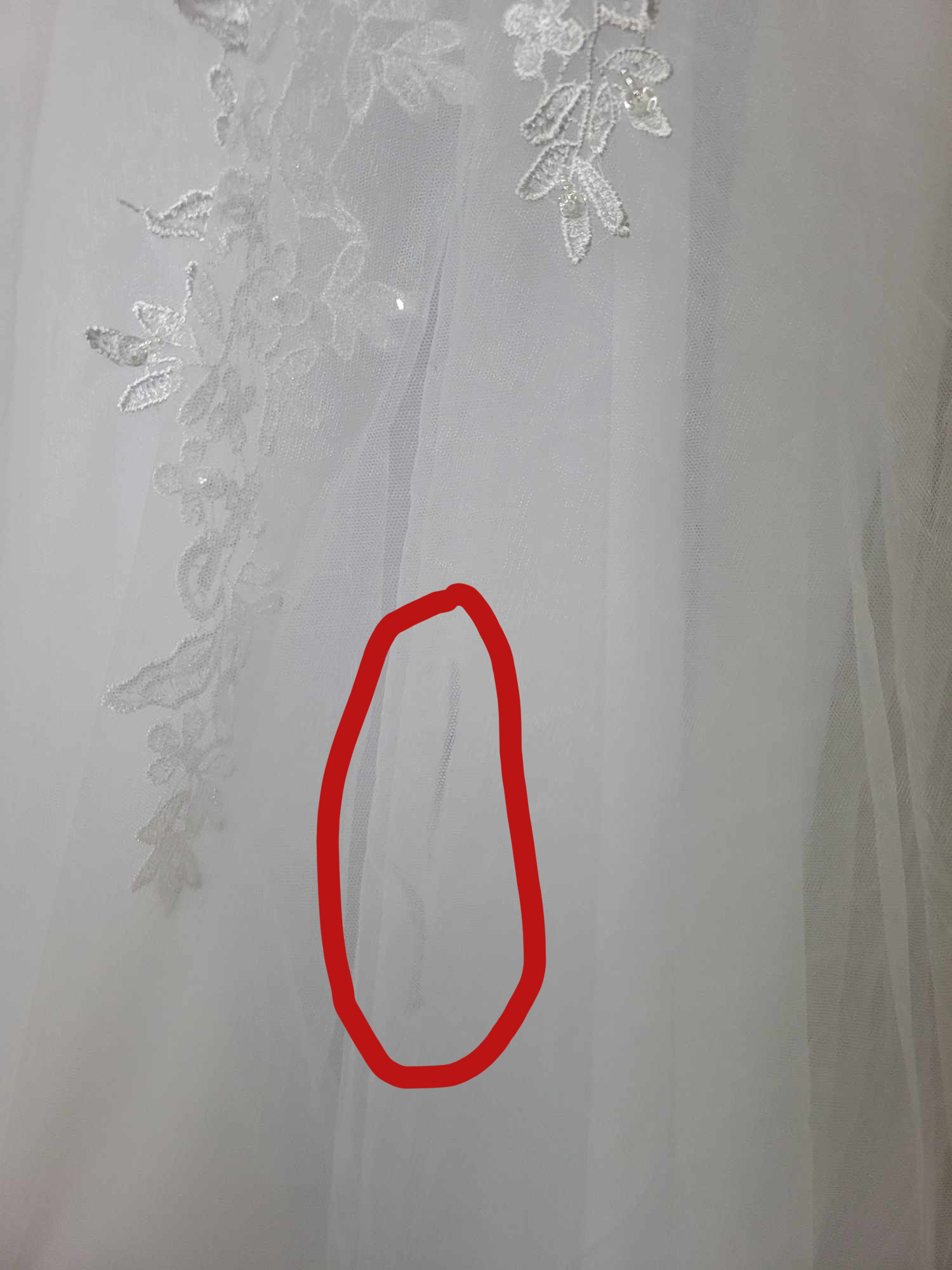 Suknia ślubna tiulowa z koronką S - obrazek 3