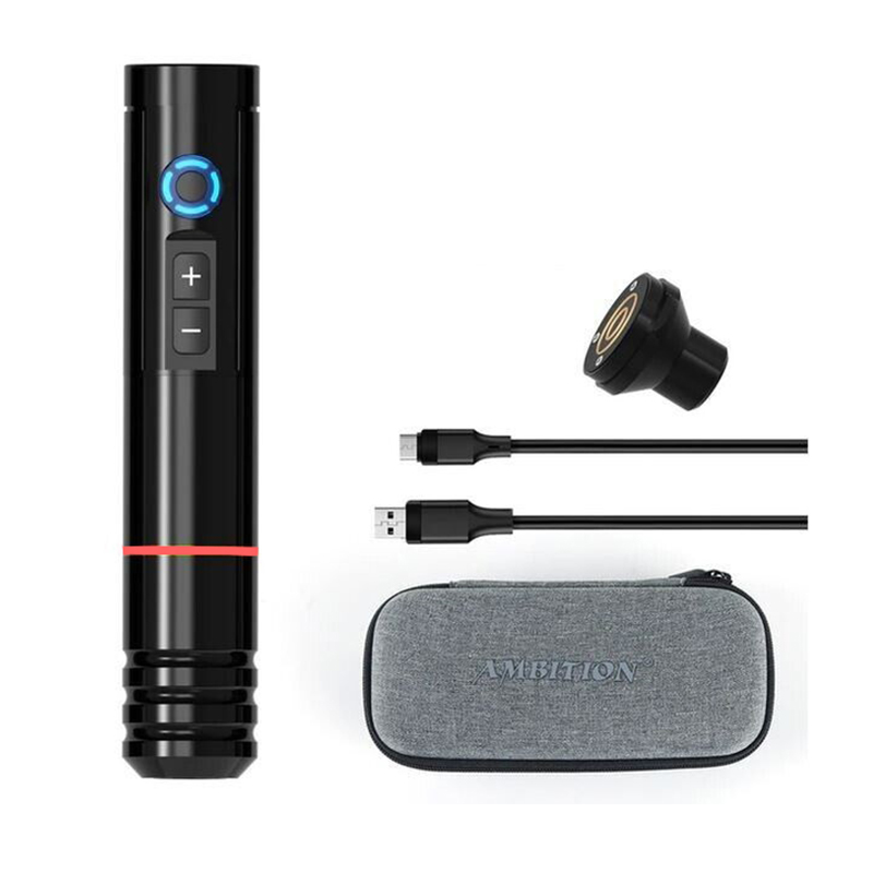 Bezprzewodowa maszynka pen AMBITION 2x Aku+ Etui