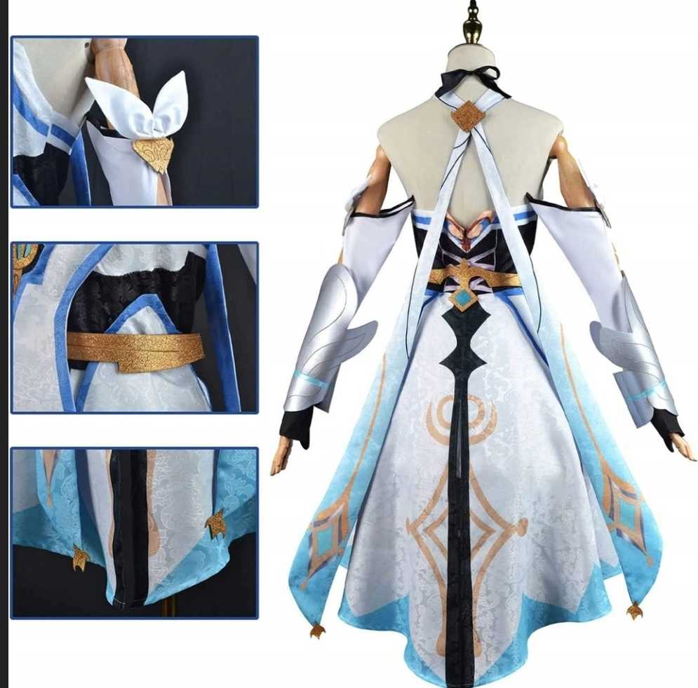 Kostium damski LUMINE Cosplay Genshin Impact Traveler - obrazek 3