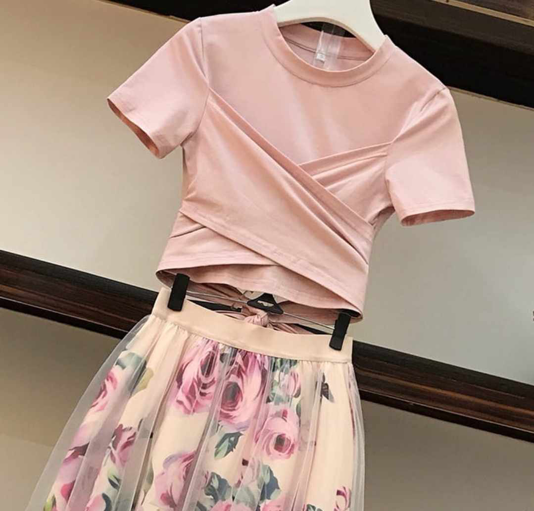 Dwuczęściowy letni komplet rozmiar S - obrazek 3