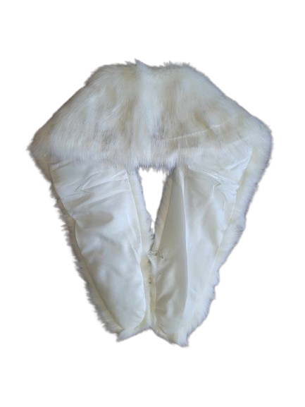 Futrzana Etola damska biała - obrazek 3