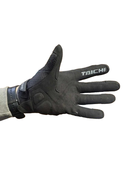 Rękawice motocyklowe czarne rozmiar M - obrazek 3