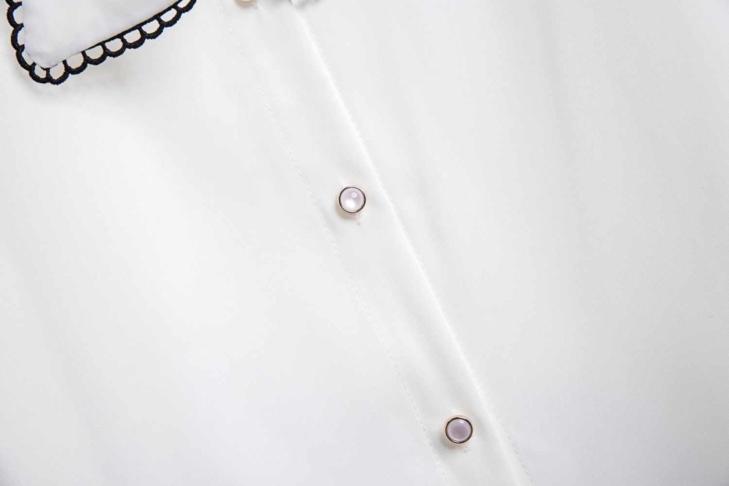 Damska elegancka bluzka z długim rękawem - obrazek 4