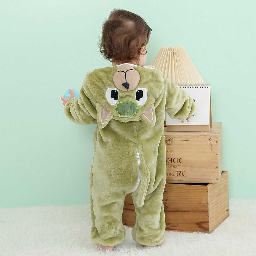 Zielona piżama dziecięca piesek rozmiar 70 - obrazek 4