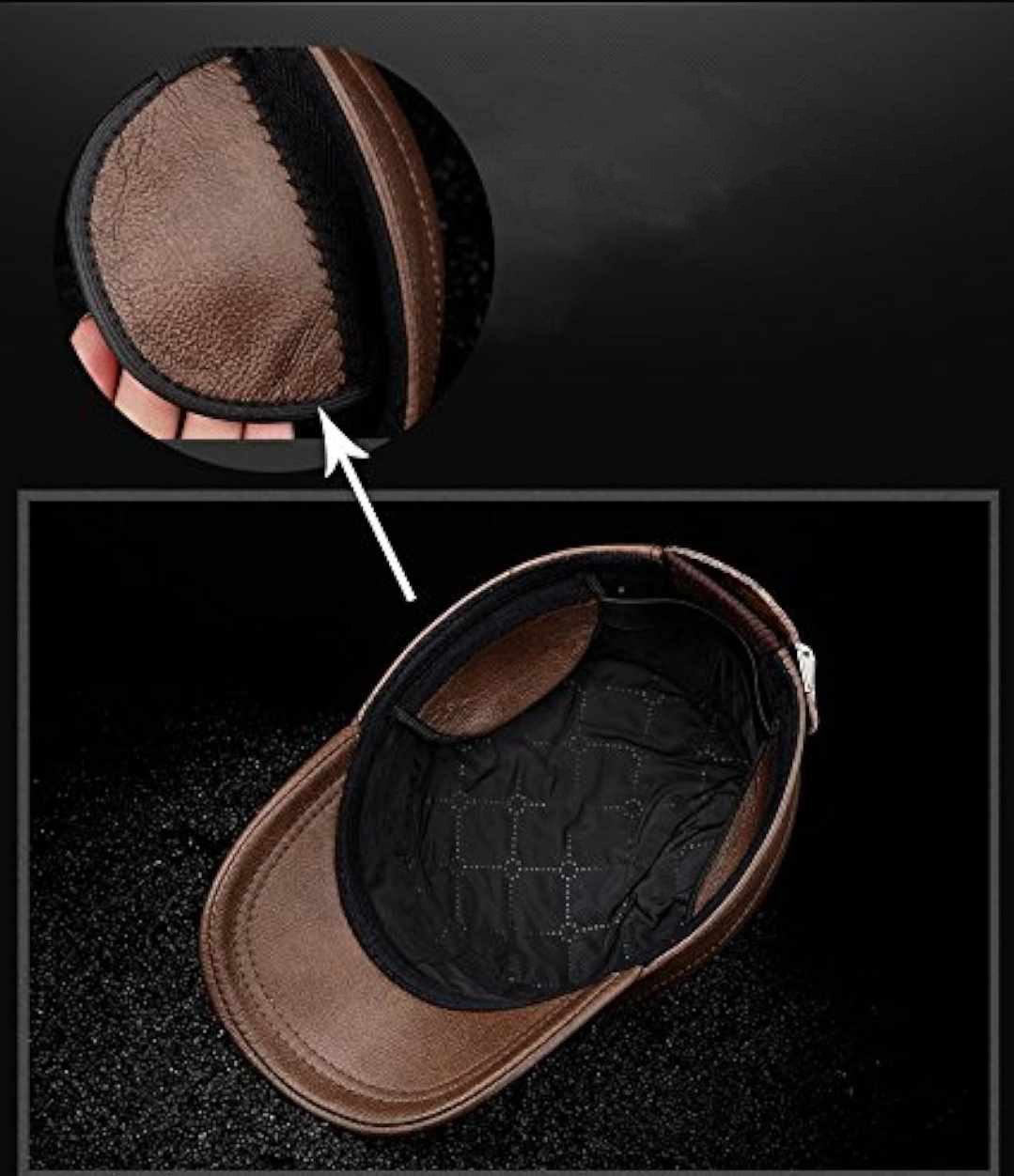 Czapka z daszkiem Patrolówka z nausznikami - obrazek 5