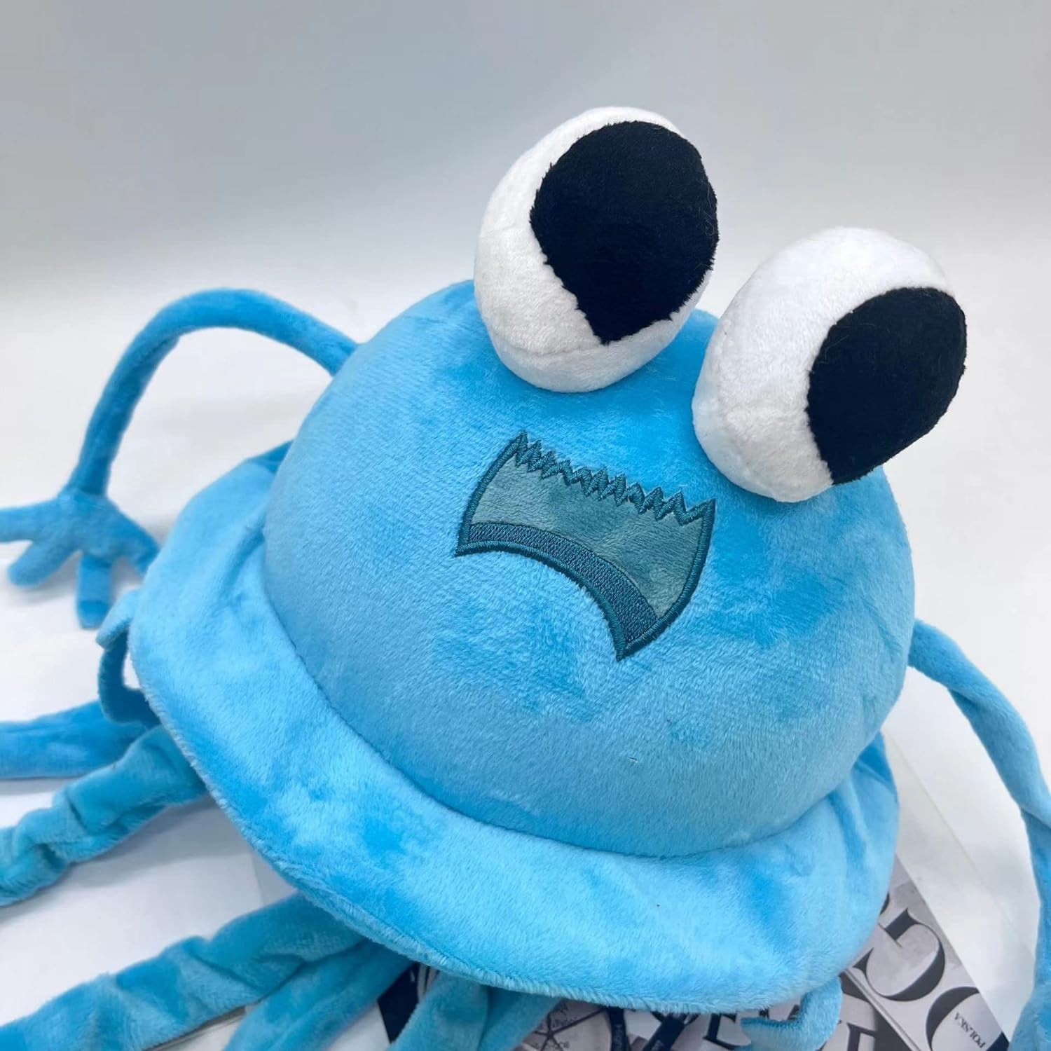MASKOTKA PLUSZOWA ZABAWKA NIEBIESKA MEDUZA - obrazek 4