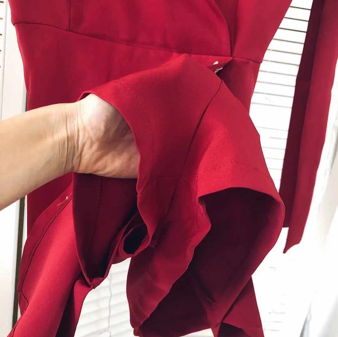 Damski granatowy kombinezon rozmiar S - obrazek 5