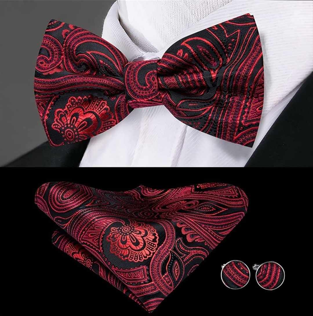 ZESTAW GARNITUROWY MUSZKA POSZETKA SPINKI - obrazek 2