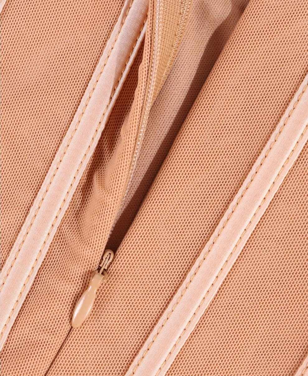 Mini sukienka marszczona z długim rękawem rozmiar S - obrazek 5