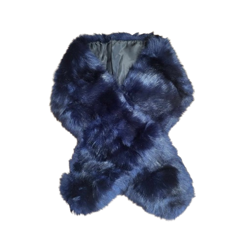 Futrzana Etola damska granatowa