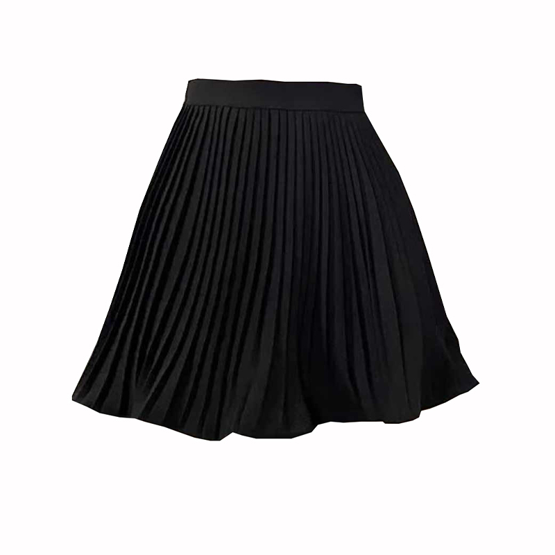 Plisowana spódnica mini czarna szyfonowa rozmiar XS/S