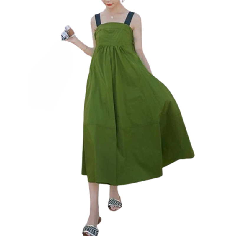 Luźna sukienka rozkloszowana midi rozmiar S/M