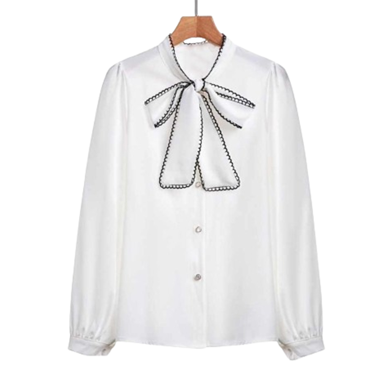 Damska elegancka bluzka z długim rękawem