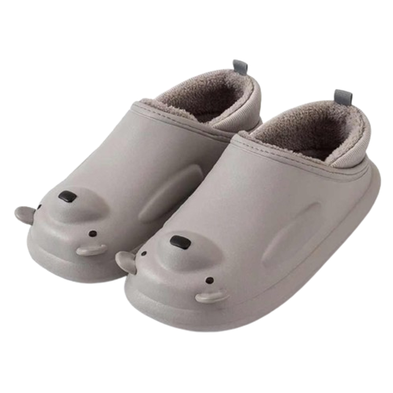 Dziecięce ocieplane kapcie gumowe